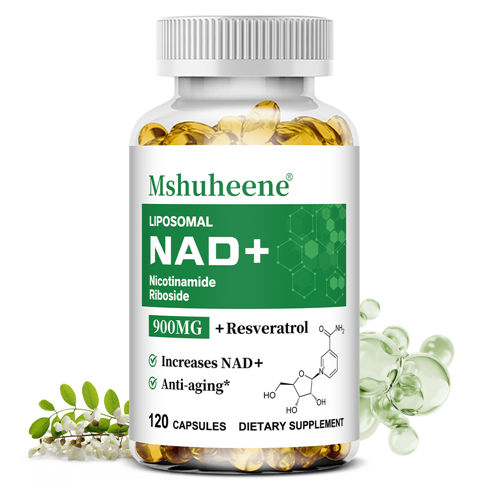 Resveratrol Capsule Anti Aging - Cápsulas de NAD+ con Quercetina y