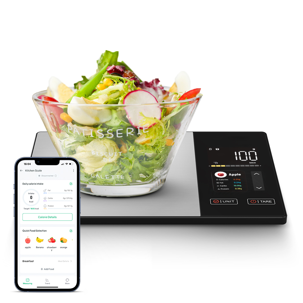 Fitness Nutrition Diet - Báscula de Cocina Inteligente con APP,