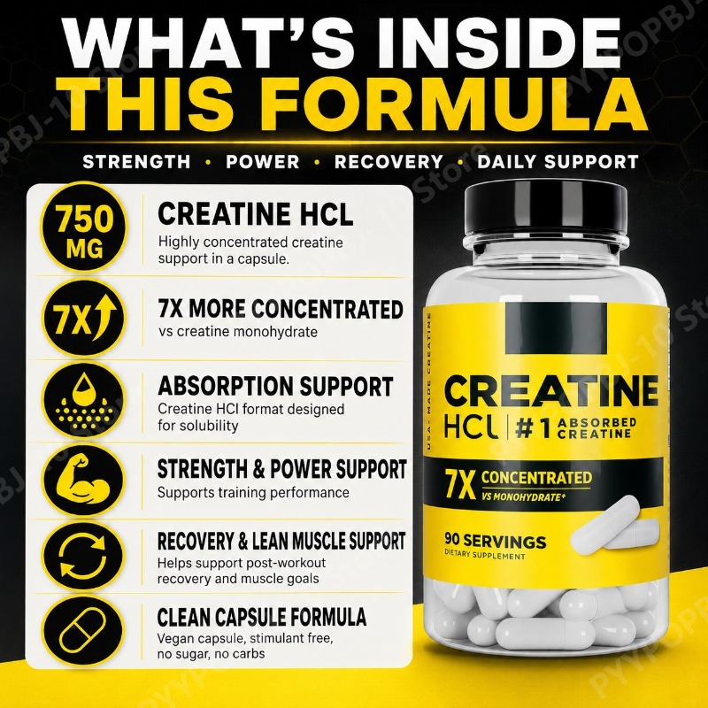 Creatina HCl 750mg 90 Cápsulas - Nutrition For Fitness reseña y precio