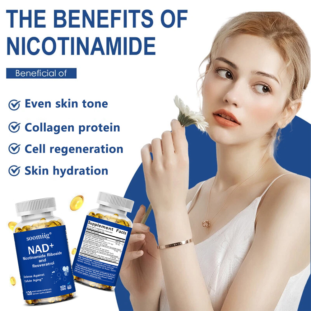 Suplemento NAD: con nicotinami - Resveratrol Capsule Anti Aging reseña y precio