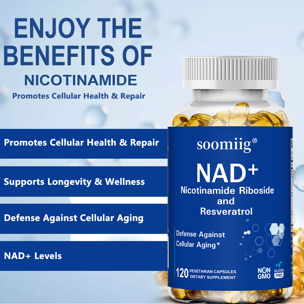 Suplemento NAD: con nicotinami - Resveratrol Capsule Anti Aging reseña y precio