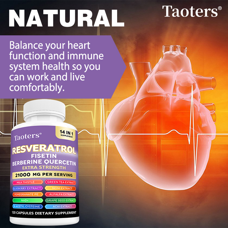 Suplemento Resveratrol con Nad - Resveratrol Capsule Anti Aging reseña y precio