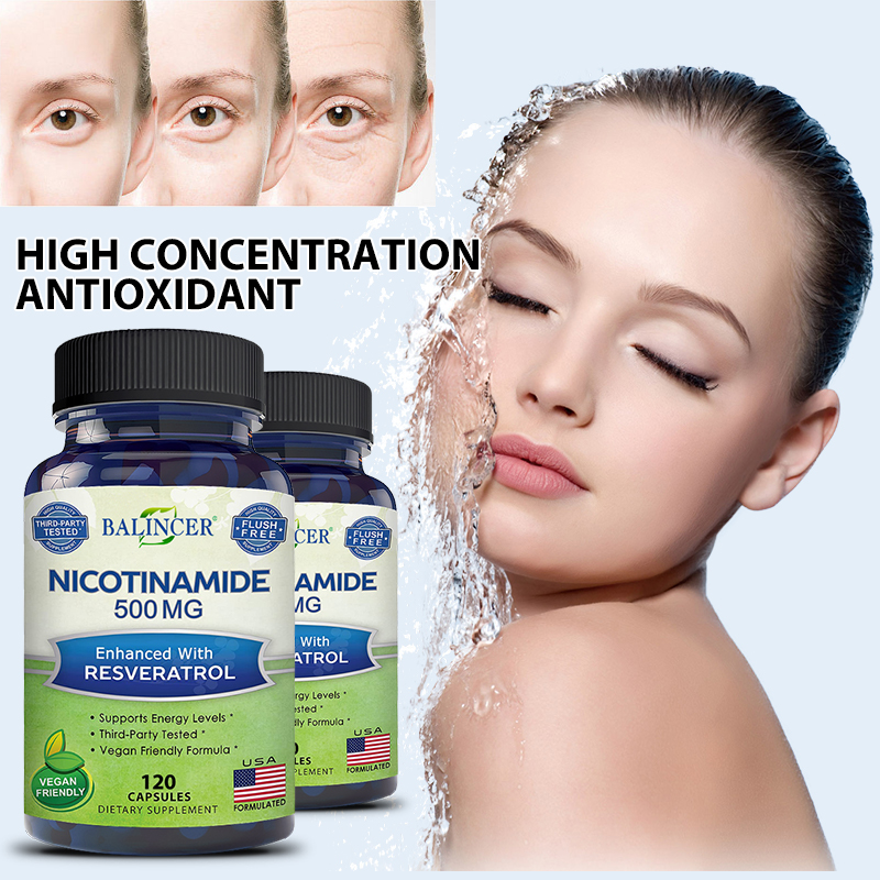 Nicotinamida con Resveratrol - - Resveratrol Capsule Anti Aging reseña y precio