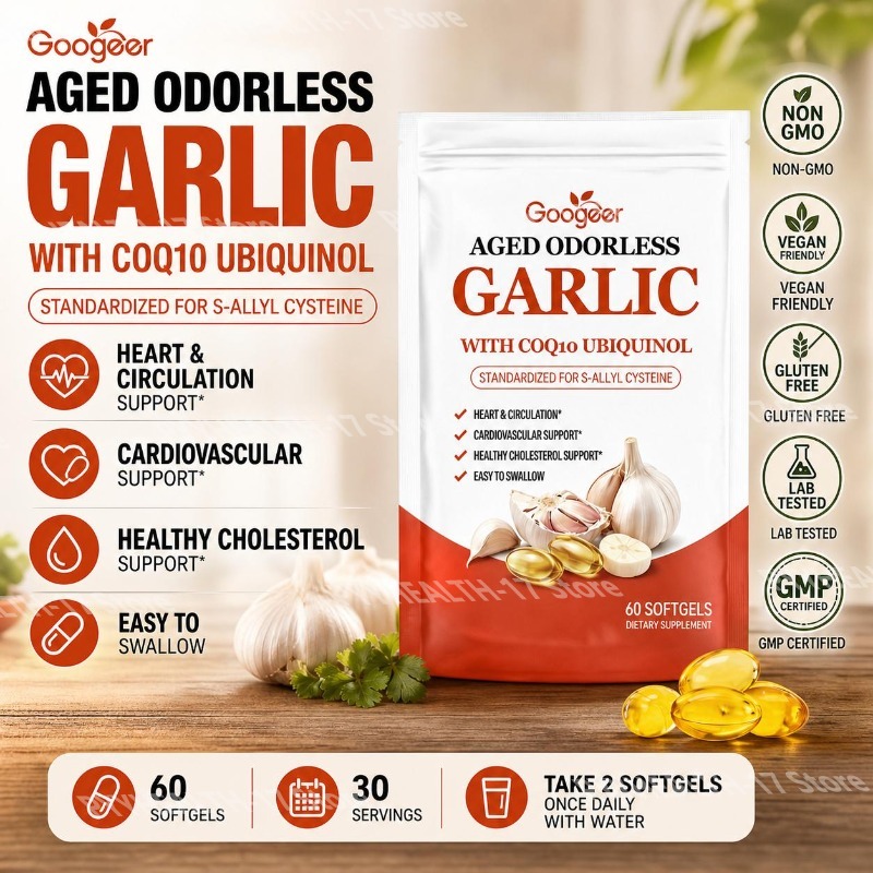 Goodger Cápsulas Blandas de Aj - Coq10 Ubiquinol Softgel reseña y precio
