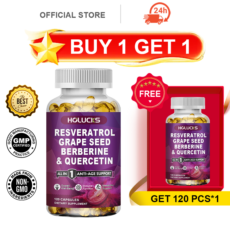 ¡Compra 1 y Lleva 1 Gratis! Cá - Resveratrol Capsule Anti Aging reseña y precio