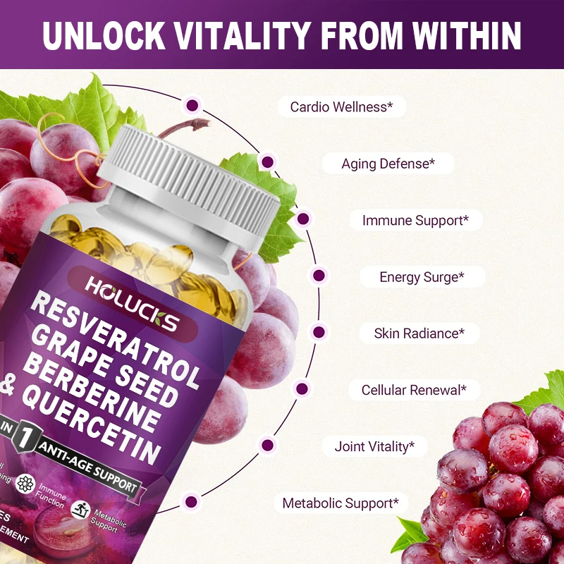 ¡Compra 1 y Lleva 1 Gratis! Cá - Resveratrol Capsule Anti Aging reseña y precio