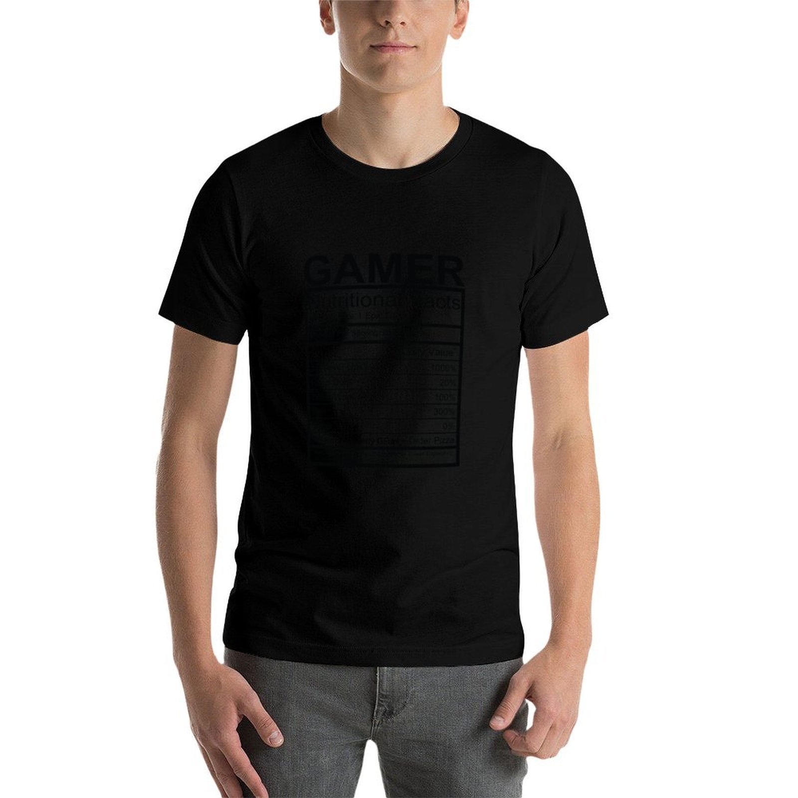 Camiseta con tabla de informac - Nutrition For Fitness reseña y precio