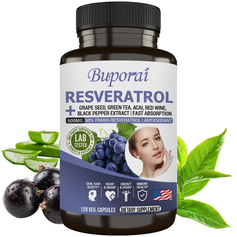 Cápsulas de resveratrol: antio - Resveratrol Capsule Anti Aging reseña y precio