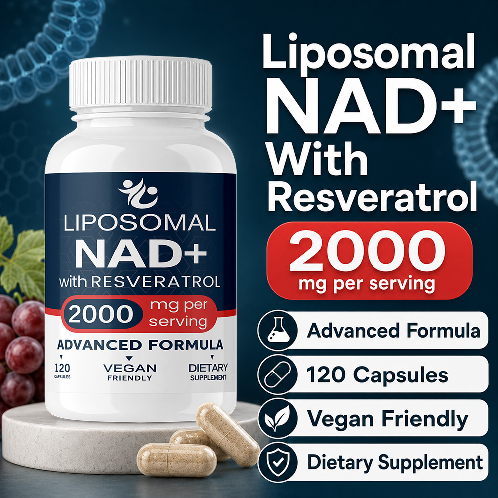 Suplemento Liposomal de Nad+ c - Resveratrol Capsule Anti Aging reseña y precio